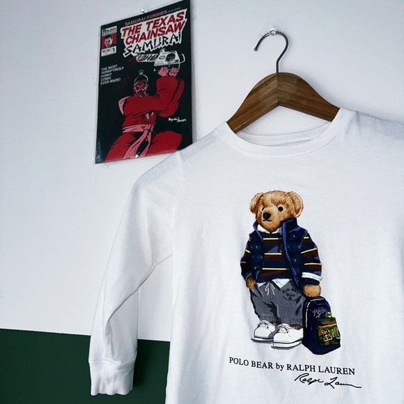 Rugby Polo Bear By Ralph Lauren Kids L/S - Picture 5 of 5